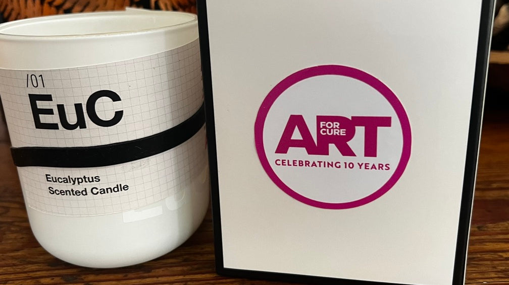 Our 10 year anniversary candle !