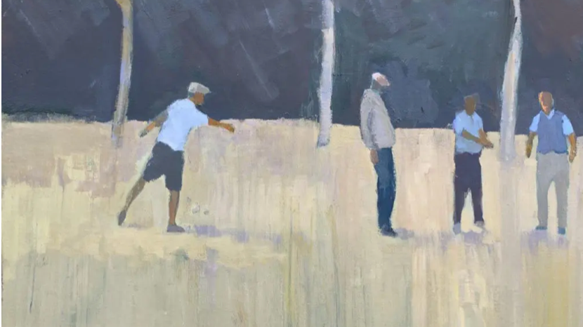 Michael Clark exhibiting in Spring Show