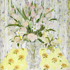 Oil painting of florals in vase by Belynda Sharples