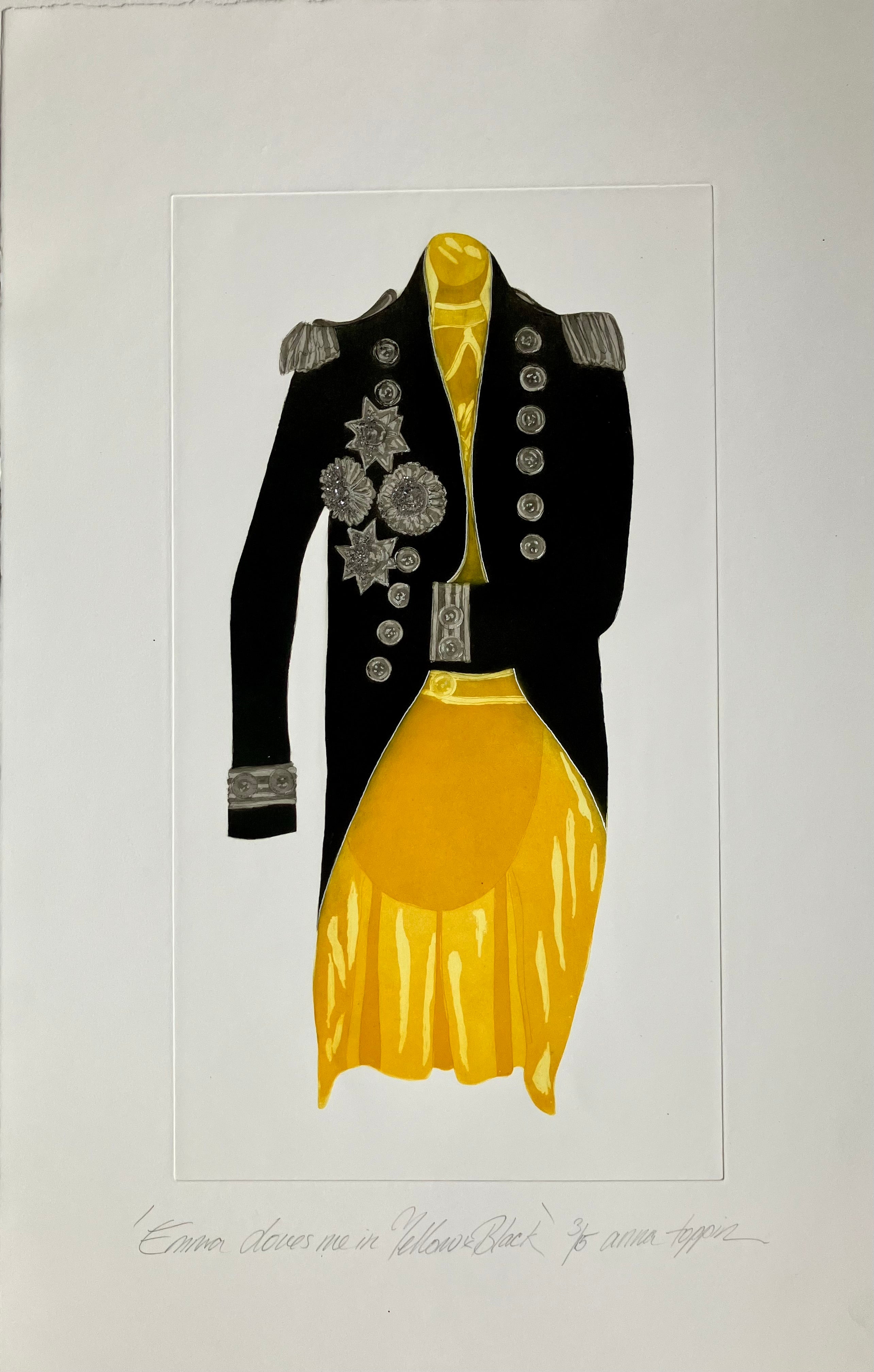 Original etching by Anna Toppin