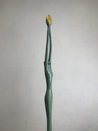 Abstract figurative sculpture in bronze for home and garden by Jeremy Moulsdale