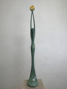 Abstract figurative sculpture in bronze for home and garden by Jeremy Moulsdale
