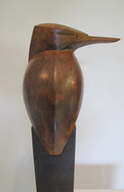 Kingfisher bronze sculpture by Paul Harvey