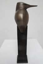 Kingfisher bronze sculpture by Paul Harvey