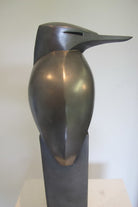 Kingfisher pewter sculpture by Paul Harvey