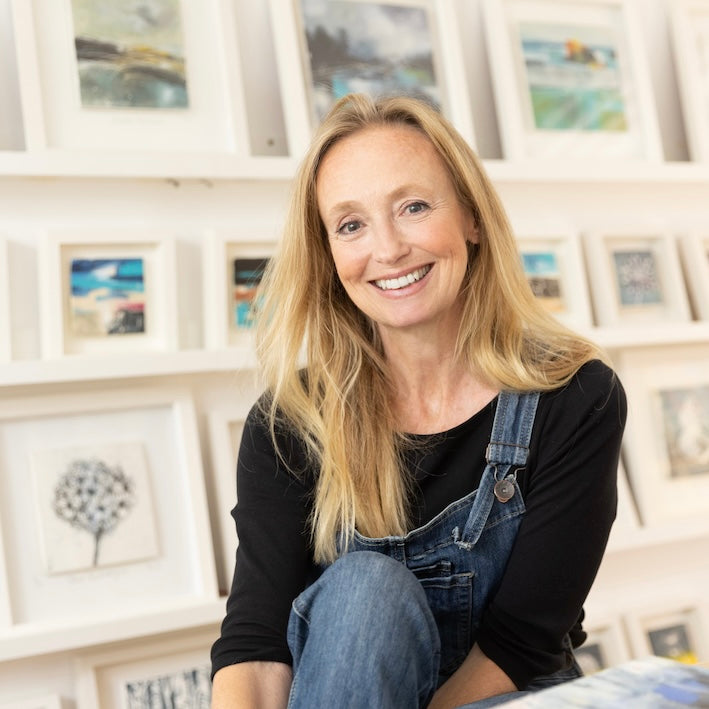 Artist Tamara Williams in her studio