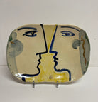 Face to face oval platter