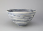 Bowl. Blue lines